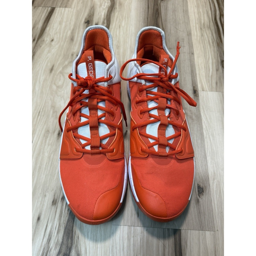 Nike PG 3 TB Team Orange Paul George Shoes Basketball CN9513-800 Men`s Size 16